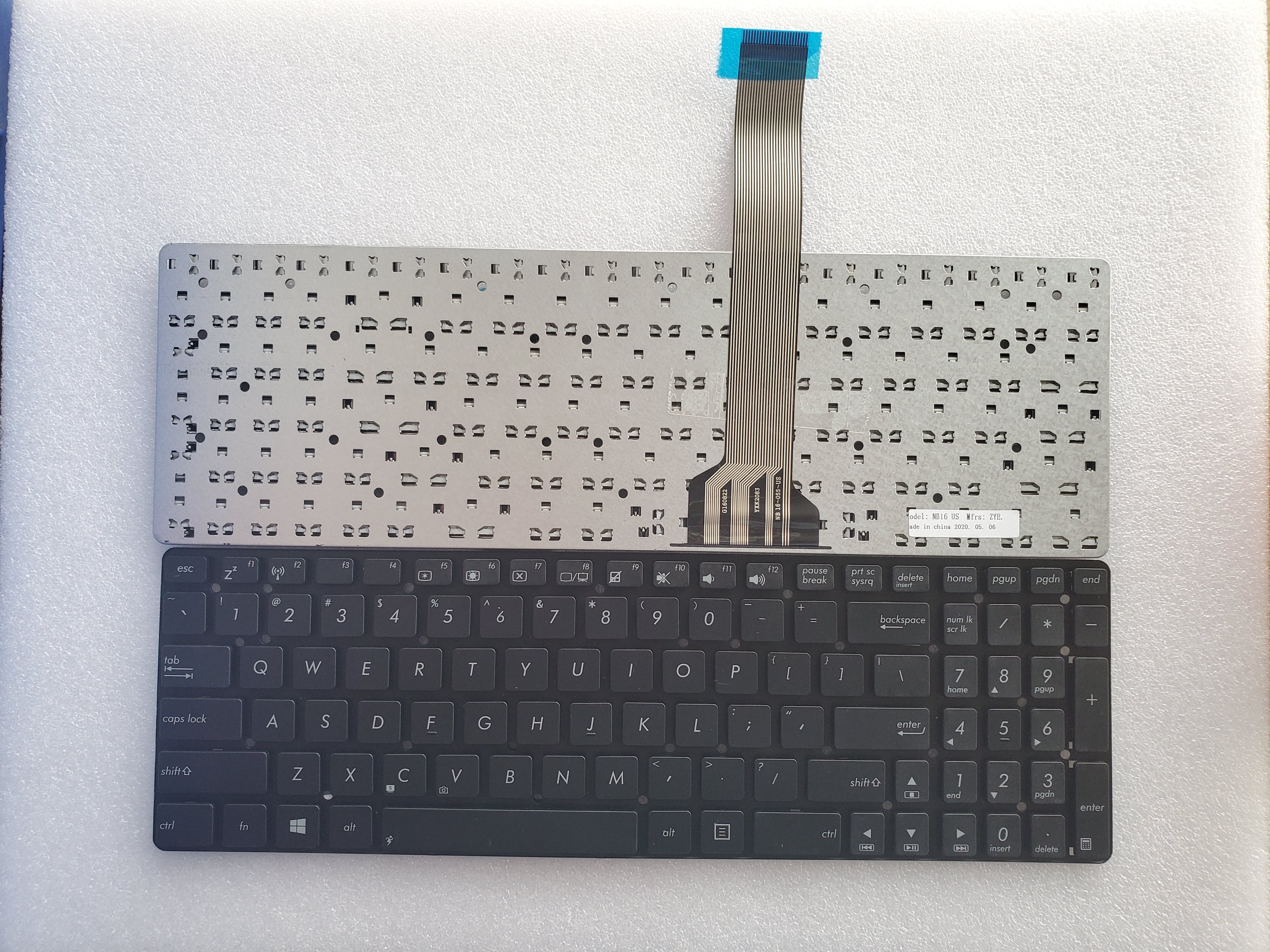Picture of New Replacement Laptop Keyboard For ASUS K55 BLACK (OEM) US Layout